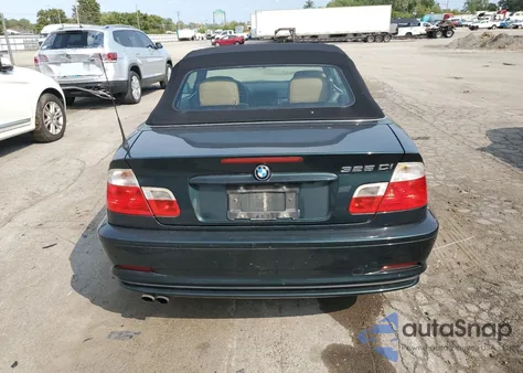 2002 BMW 325 Ci from USA, damaged, VIN WBABS33452PG85030